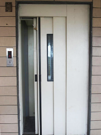 Telescopic Door with Half vision panels